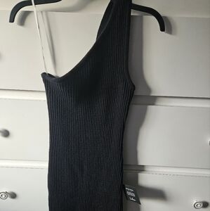 Lulus one shoulder sweater dress